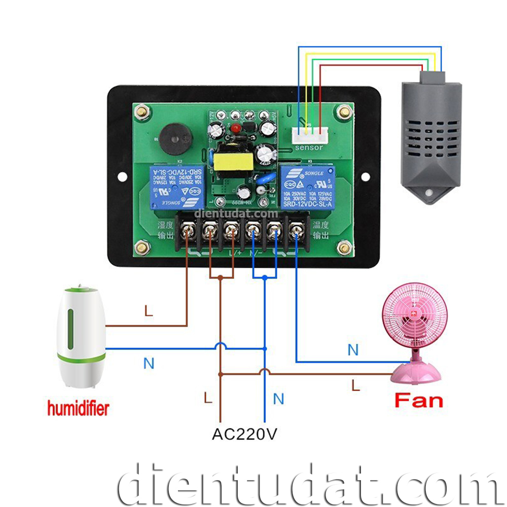Mạch Điều Khiển Nhiệt Độ Độ Ẩm