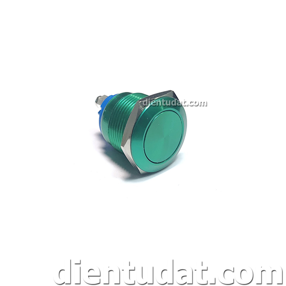 Nút Nhấn Reset Chống Nước 19mm - Xanh Lá Xanh Dương Đen Vàng