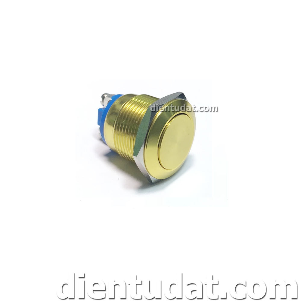 Nút Nhấn Reset Chống Nước 19mm - Xanh Lá Xanh Dương Đen Vàng