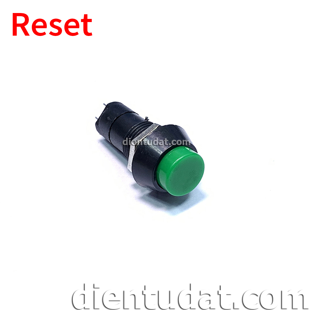Nút Nhấn Bập Bênh ON/OFF - Reset 3A PBS-11A - ON/OF Đỏ/Xanh Lá - Reset Đỏ/Xanh Lá
