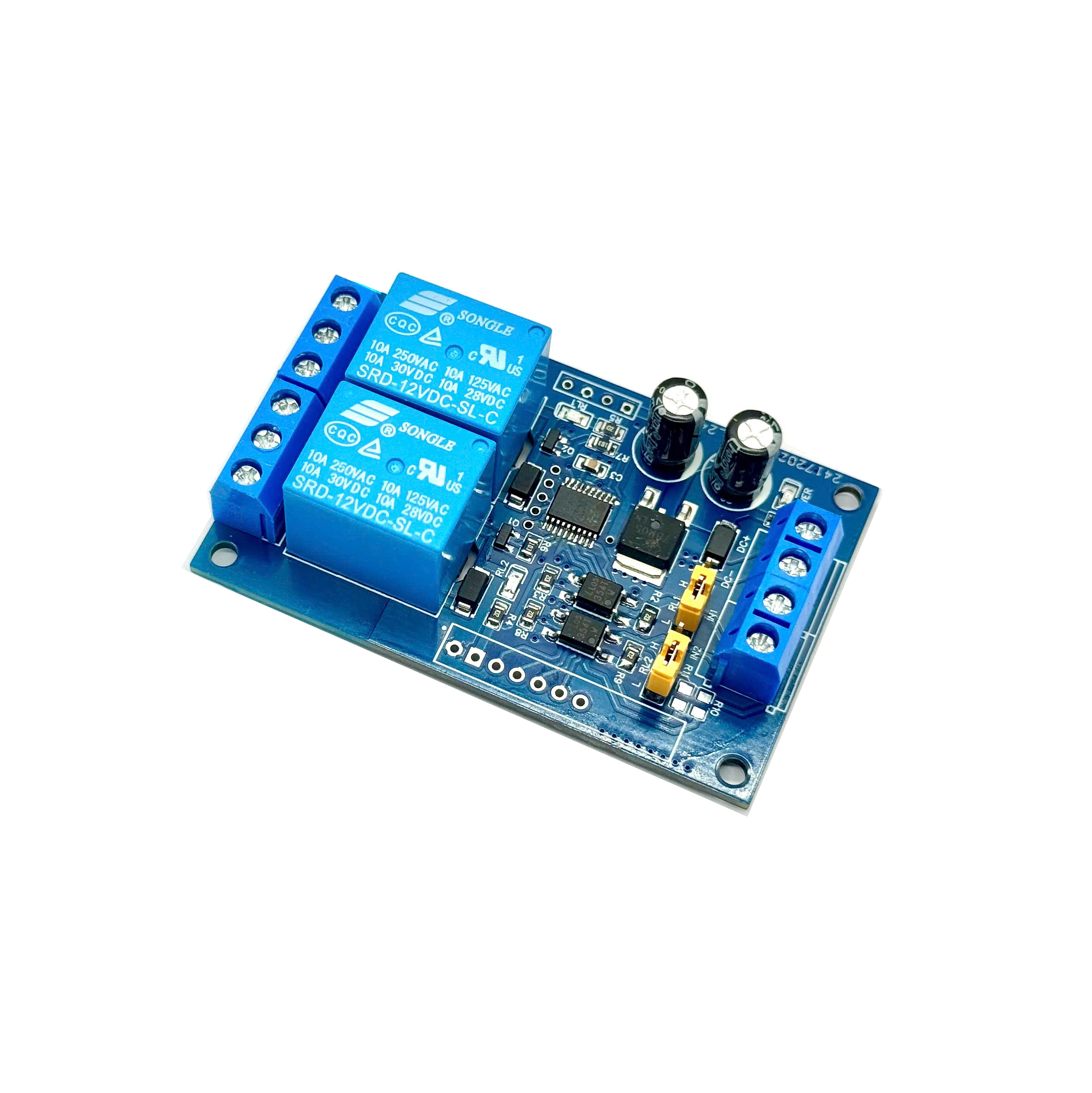 Mạch Điều Khiển RF 2 Relay 12V Tạo Trễ 3 Chế Độ WT-132