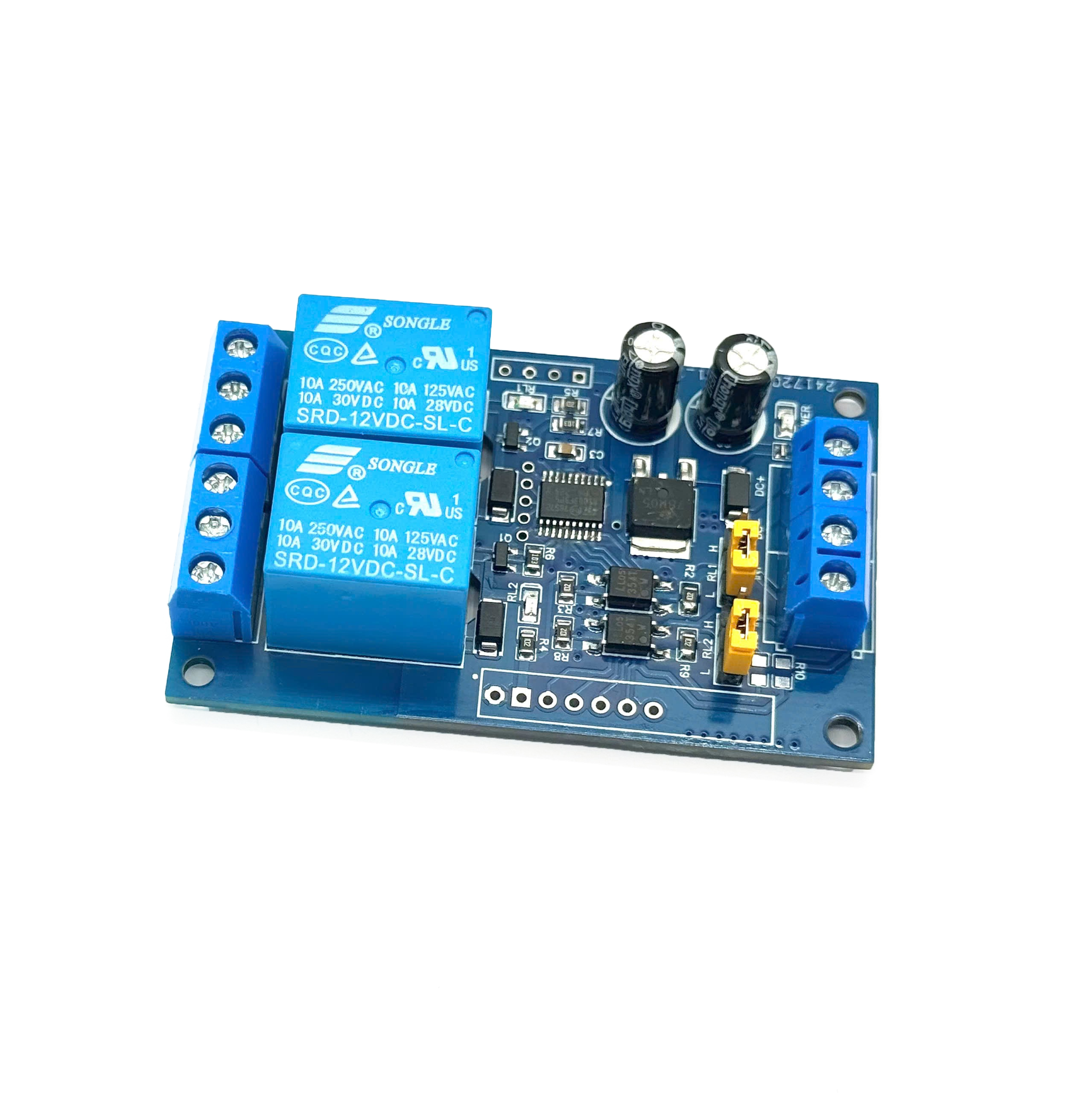 Mạch Điều Khiển RF 2 Relay 12V Tạo Trễ 3 Chế Độ WT-132