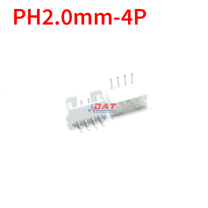 Đầu Header PH2.0 2.0mm Chân Cong - 4P