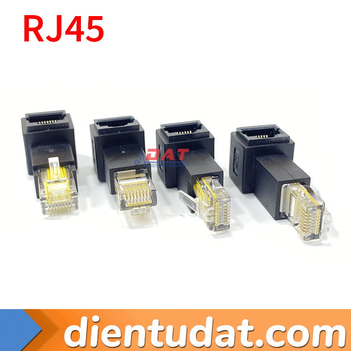 Đầu Nối Cổng Mạng LAN RJ45 90 Độ