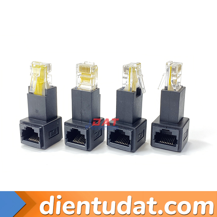 Đầu Nối Cổng Mạng LAN RJ45 90 Độ