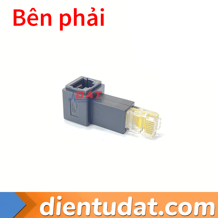 Đầu Nối Cổng Mạng LAN RJ45 90 Độ