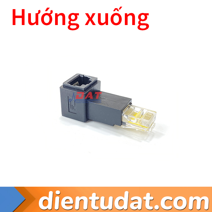 Đầu Nối Cổng Mạng LAN RJ45 90 Độ