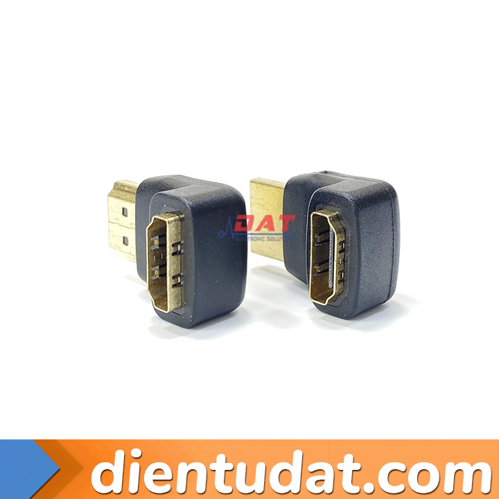 Đầu Nối HDMI Vuông Góc 90 Độ 270 Độ