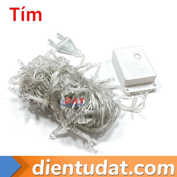 Dây Đèn LED Trang Trí 10 Mét 100 LED 220V - Trắng Ấm Trắng Lạnh Vàng Tím Đỏ Xanh Lá Xanh Dương Đủ Màu