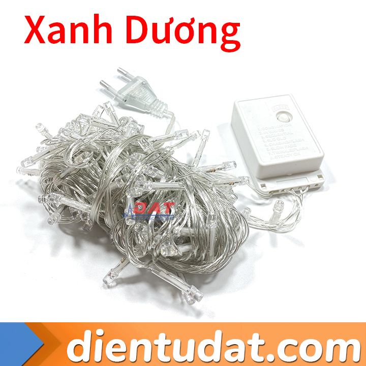 Dây Đèn LED Trang Trí 10 Mét 100 LED 220V - Trắng Ấm Trắng Lạnh Vàng Tím Đỏ Xanh Lá Xanh Dương Đủ Màu