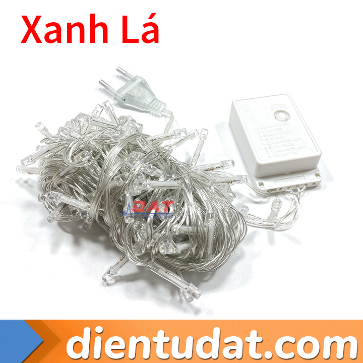 Dây Đèn LED Trang Trí 10 Mét 100 LED 220V - Trắng Ấm Trắng Lạnh Vàng Tím Đỏ Xanh Lá Xanh Dương Đủ Màu