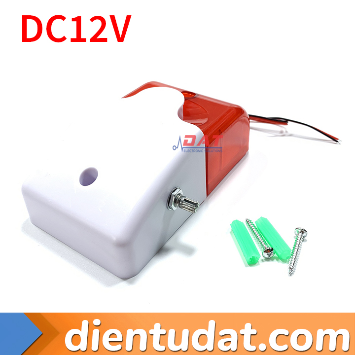 Đèn Còi Báo Động Điều Chỉnh Âm Lượng BZ-103 - 12V 24V 220V