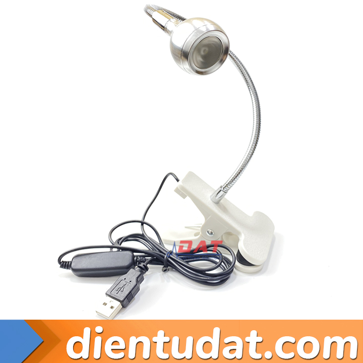 Đèn Kẹp Bàn Đa Năng Cổng USB