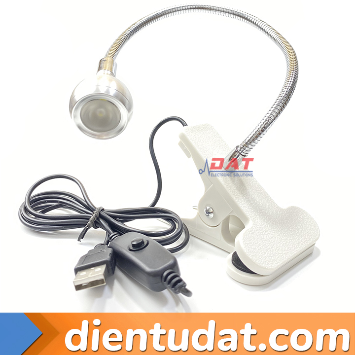 Đèn Kẹp Bàn Đa Năng Cổng USB