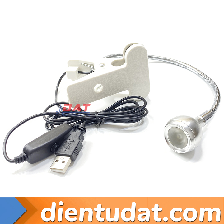Đèn Kẹp Bàn Đa Năng Cổng USB