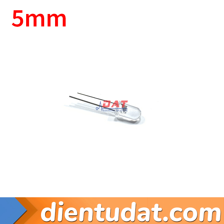 Đèn LED 5mm Trong F5 Xanh Lá 1000 Cái
