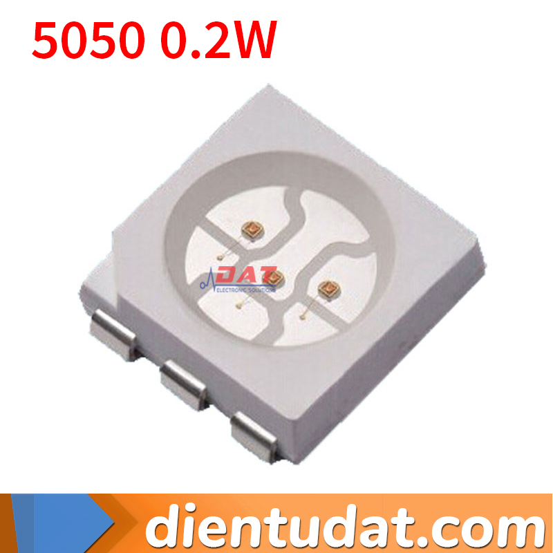 Đèn LED SMD 5050 0.2W - Đỏ Xanh Lá
