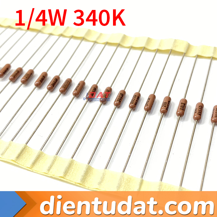 Điện Trở DALE RN55D 340K 1% 1/4W 0.25W