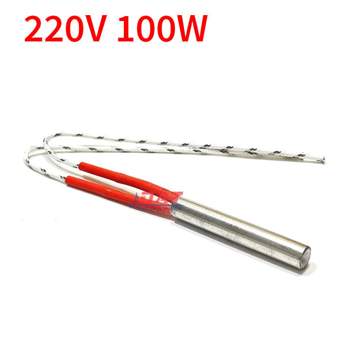 Điện Trở Nhiệt 220V 100W  8*50mm - 20cm