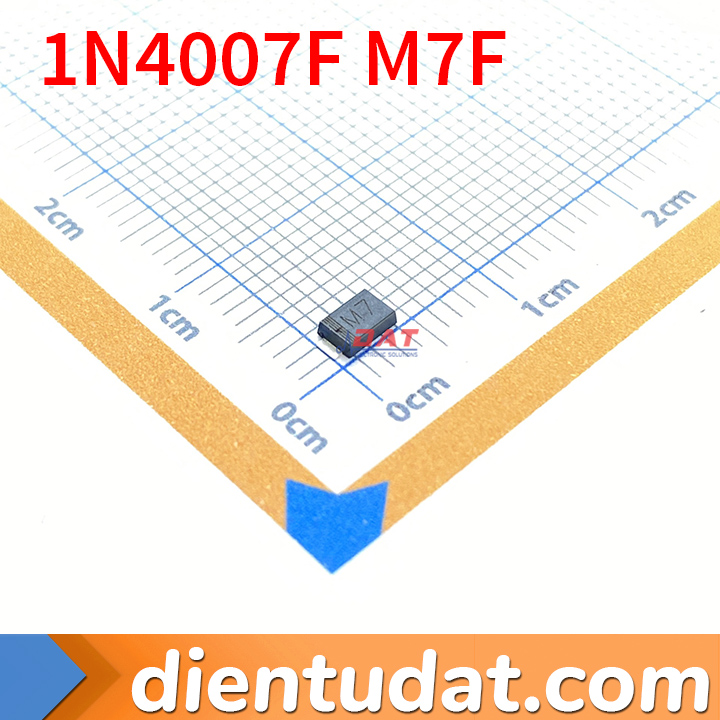 Diode 1N4007F M7F SMD 1000V 1A