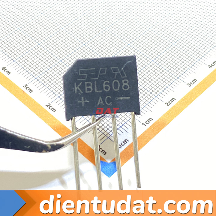 Diode Cầu Chỉnh Lưu KBL608 6A 800V