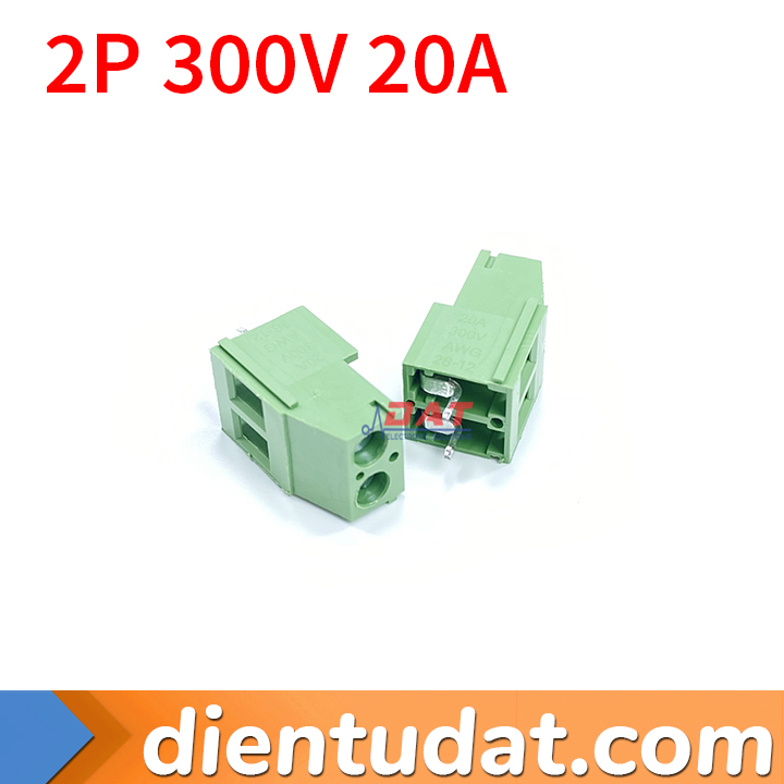 Domino 2 Pin 300V 20A 5.08mm HG129