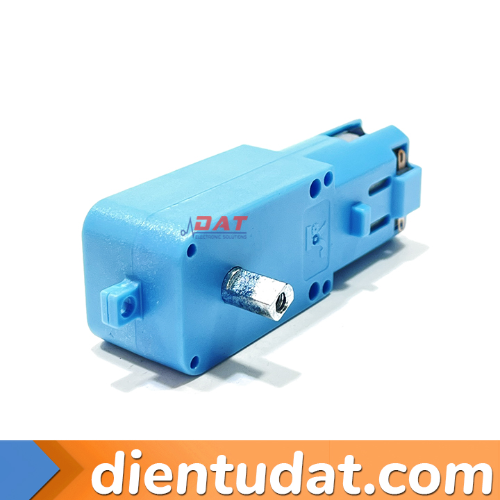 Động Cơ DC Giảm Tốc Hộp Số Kim Loại 2 Trục 1:90 Dual Shaft Plastic Geared TT Motor