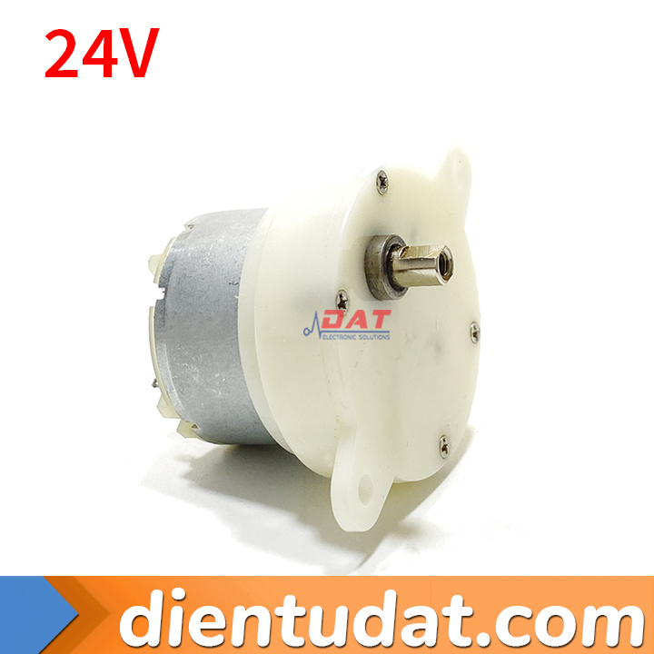 Động Cơ Giảm Tốc 10 Vòng/Phút JS40-500 12V 24V