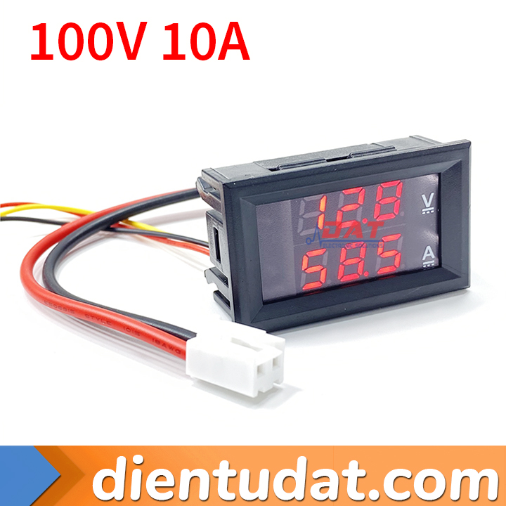 Đồng hồ đo áp và dòng DC - 10A