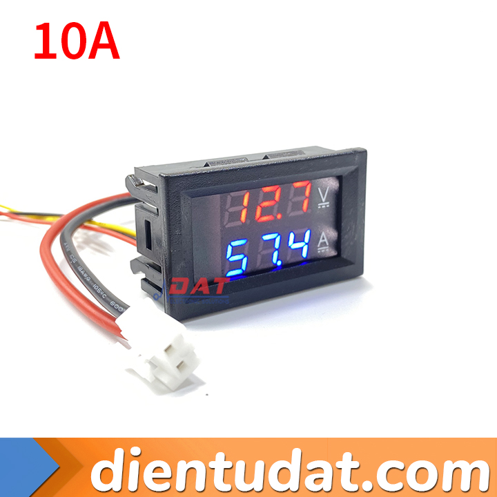 Đồng hồ đo áp và dòng DC - 10A