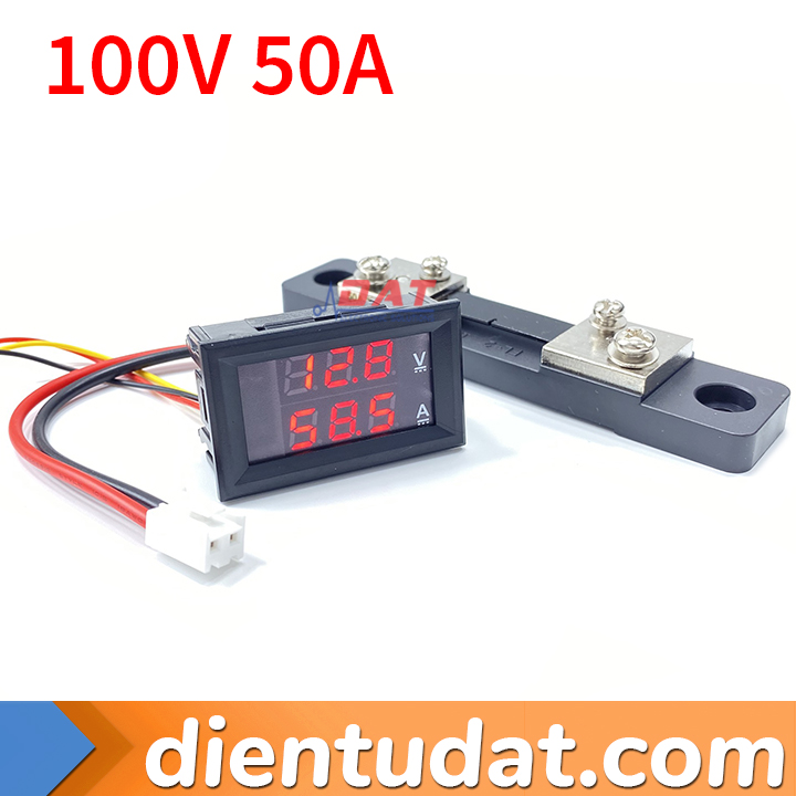 Đồng hồ đo áp và dòng DC - 50A