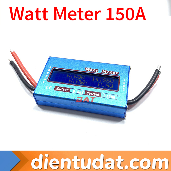 Đồng Hồ Đo Công Suất Tải DC Watt Meter 150A