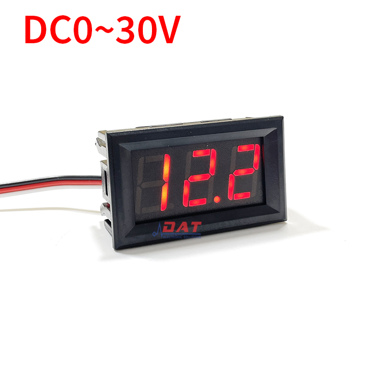 Đồng Hồ Đo DC 0-30.0V - 3 Dây Led 0.56