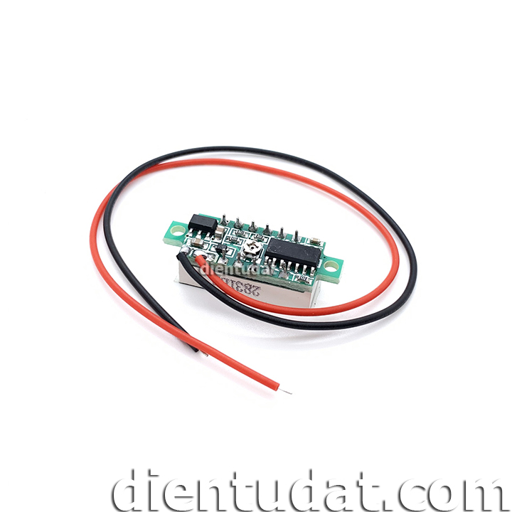 Đồng Hồ Đo DC 2.9V-30V 0.28inch 2 Dây