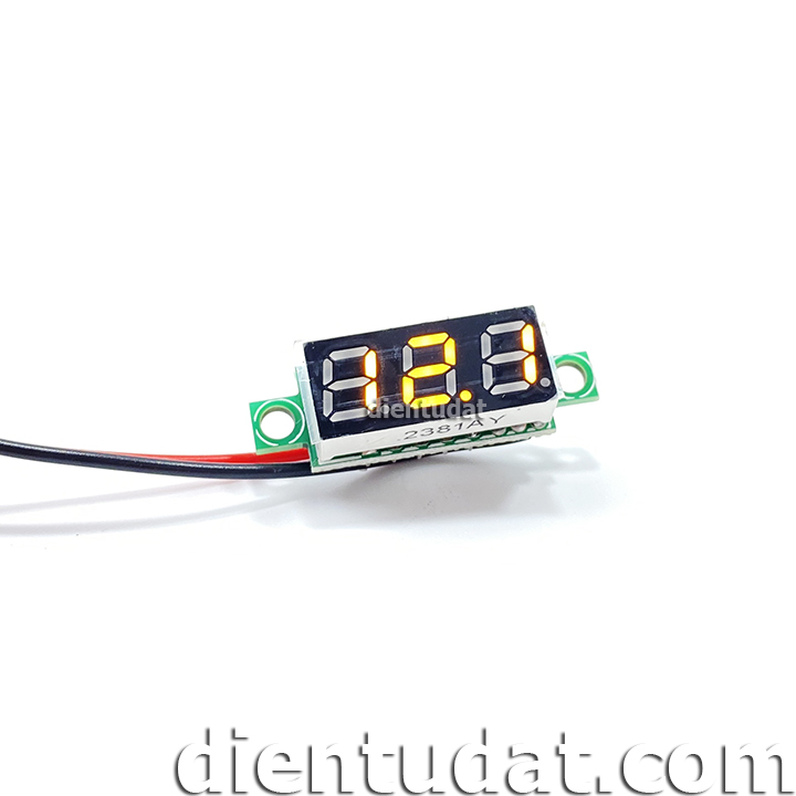 Đồng Hồ Đo DC 2.9V-30V 0.28inch 2 Dây
