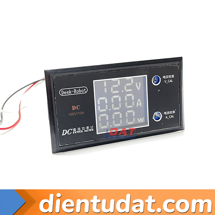 Đồng Hồ Đo Dòng Áp DC Hiển Thị LCD 50V 5A 100V 10A