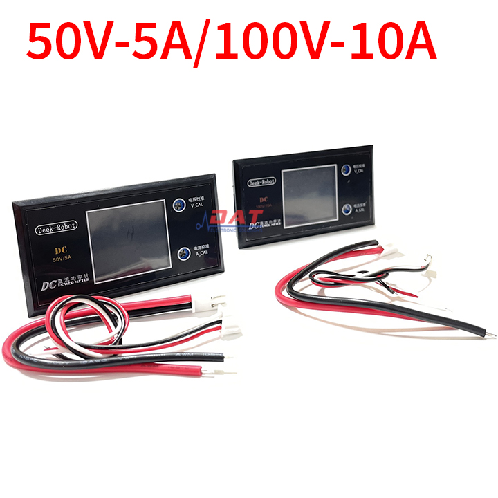 DC 50/100V 5A/10A LCD Display Digital Voltmeter Wattmeter Current Power Tester E - Foto 9