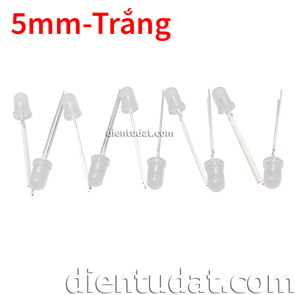 Combo 10 Led 5mm Trắng