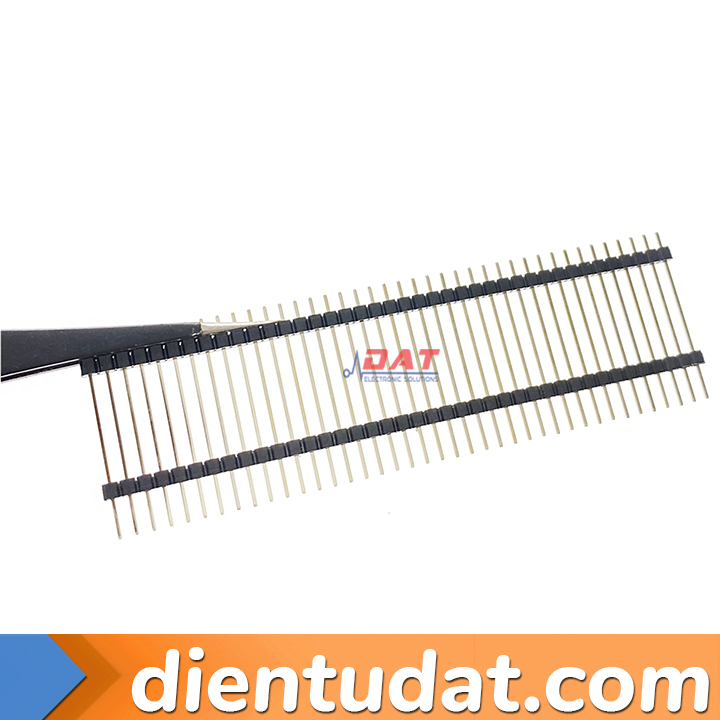Hàng Rào Đơn Chân Thẳng 2 Tầng 2.54mm 1*40P 30mm