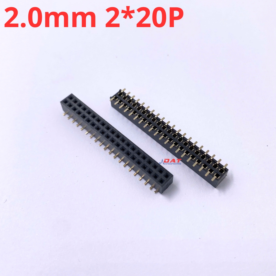 Header Cái 2.0mm Hàn Dán 40P 2*20P