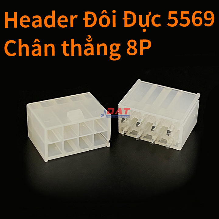 Header Đầu Nối 5569 Hàng Đôi 4.2mm Đầu Nối Đực Chân Thẳng 8P