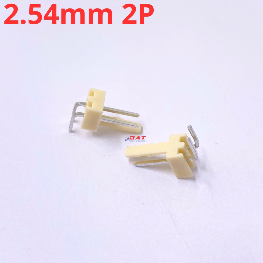 Header KF2510 Đực Chân Cong 2.54mm - 2P 3P 4P 5P 6P 7P 8P 9P 10P