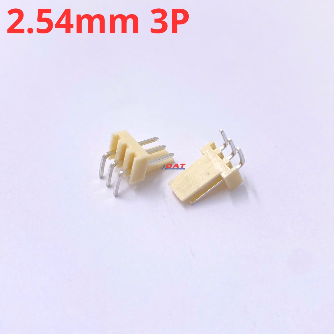 Header KF2510 Đực Chân Cong 2.54mm - 2P 3P 4P 5P 6P 7P 8P 9P 10P