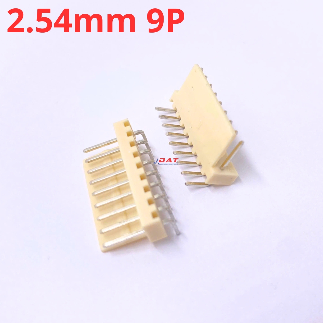 Header KF2510 Đực Chân Cong 2.54mm - 2P 3P 4P 5P 6P 7P 8P 9P 10P