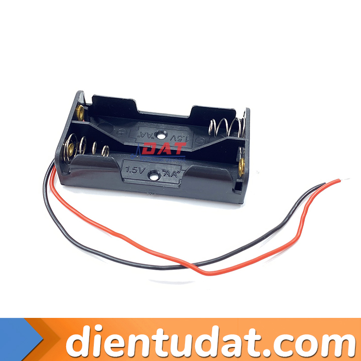 Hộp 2 Pin AA Có Dây - 2*AA
