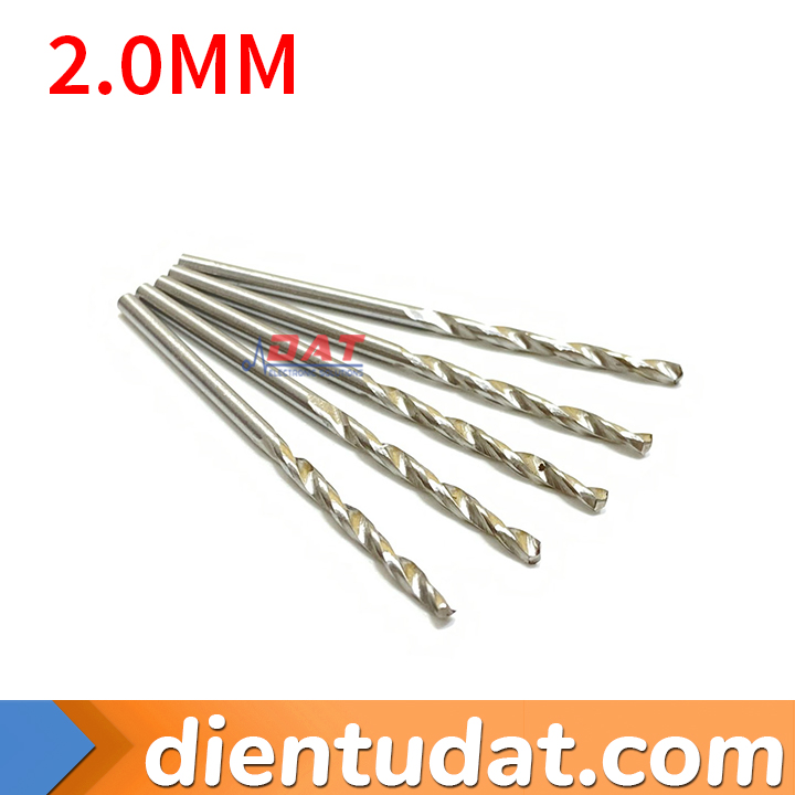 Hộp 5 Mũi Khoan 2MM