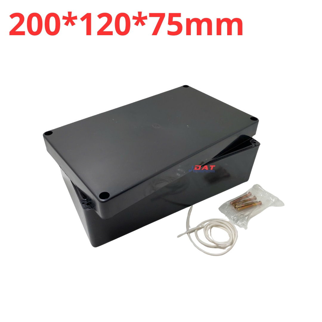 Hộp Nhựa Đen 200*120*75mm KW-CN-02