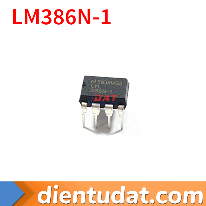 IC Khuếch Đại Âm Thanh LM386N-1 DIP-8