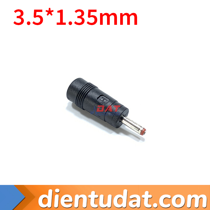 Jack Chuyển DC Đầu Tròn 5.5*2.1mm Ra 3.5*1.35mm