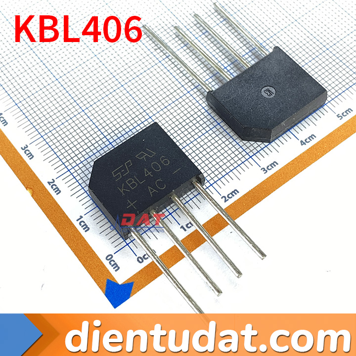 KBL406 Diode Cầu 600V 4A SIP-DIP